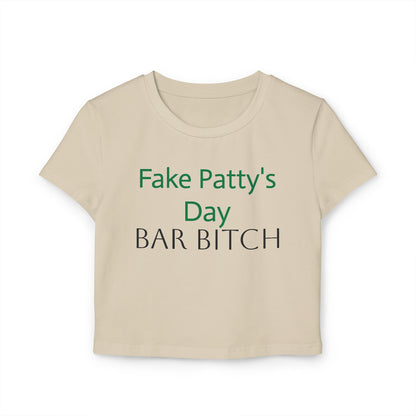 Women's Fake Patty’s Day Baby Tee