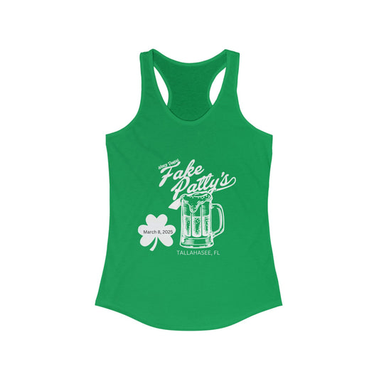 Women's Fake Mug Ideal Racerback Tank Tallahassee