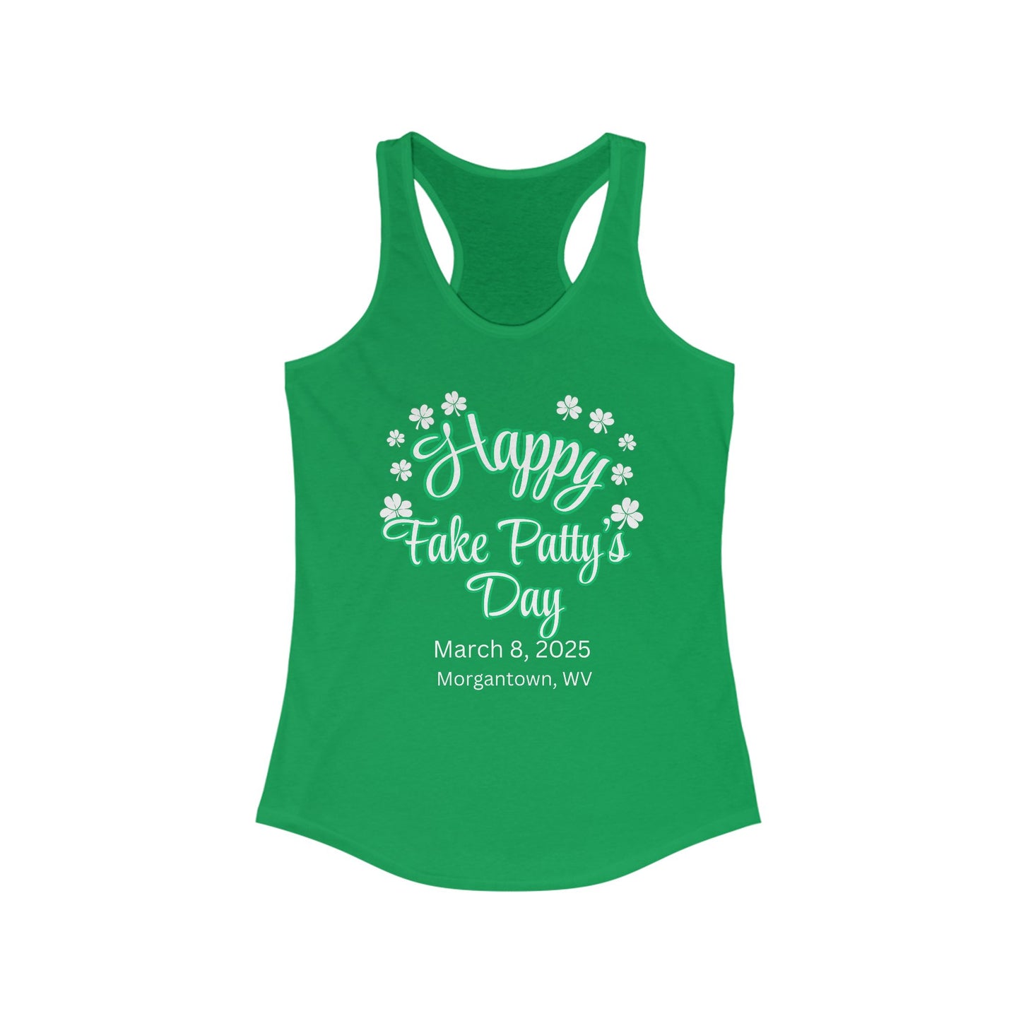 Women's Happy FPD Ideal Racerback Tank Morgantown