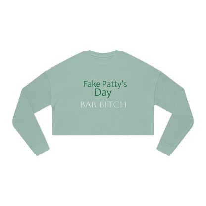 Women's Fake Patty’s Day Cropped Sweatshirt