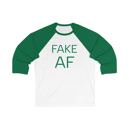 Fake AF 3\4 Sleeve Baseball Tee