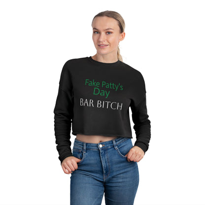 Women's Fake Patty’s Day Cropped Sweatshirt