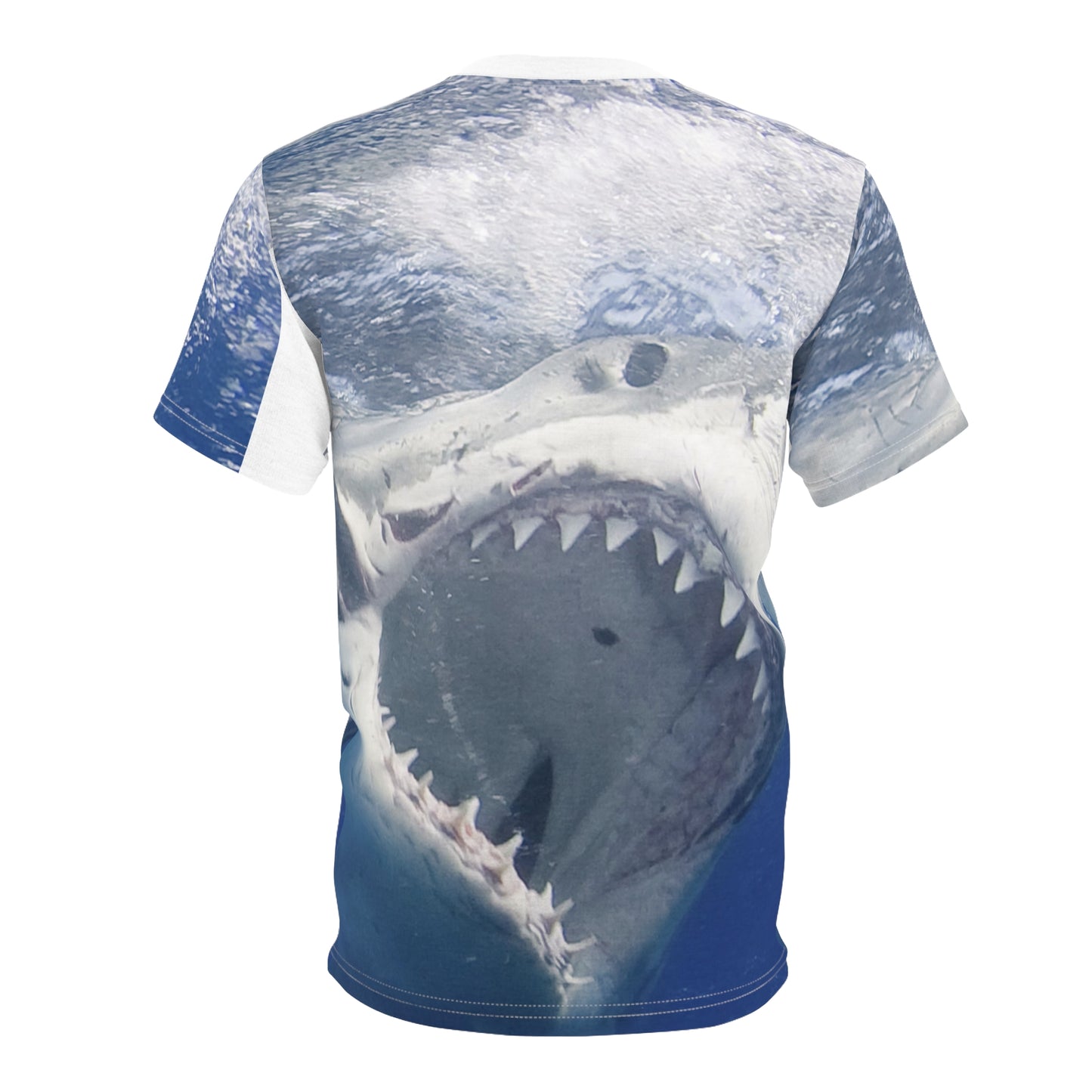 Great White Shark Night Unisex Cut & Sew Tee (AOP)