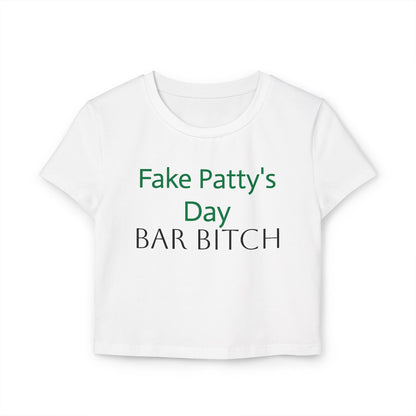 Women's Fake Patty’s Day Baby Tee