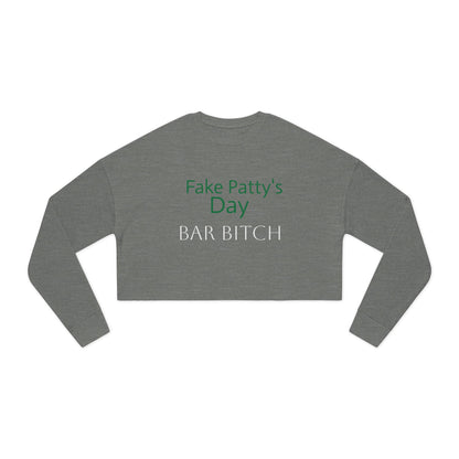 Women's Fake Patty’s Day Cropped Sweatshirt