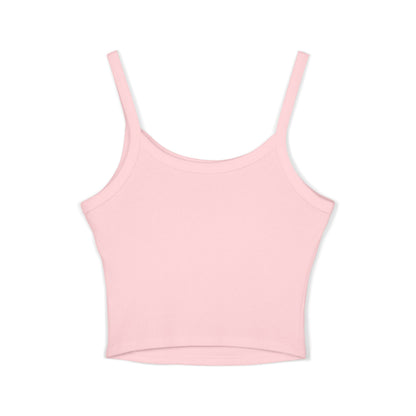 Women's Fake Patty’s Day Spaghetti Strap Tank Top (Pink)