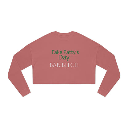 Women's Fake Patty’s Day Cropped Sweatshirt